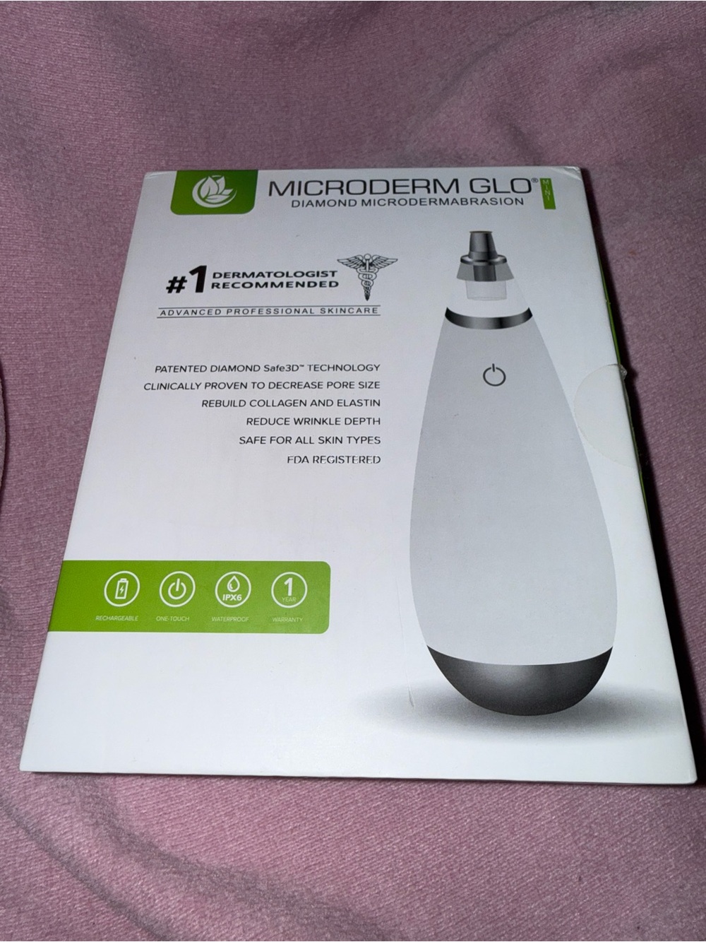 Diamond Microdermabrasion Device - White
